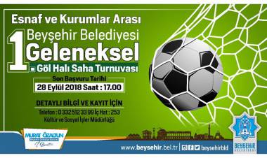 1. Geleneksel Beyşehir Belediyesi Göl Halı Saha Turnuvası